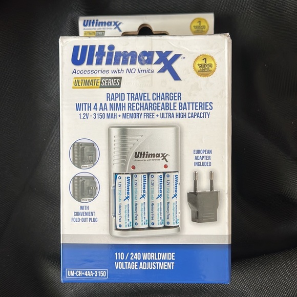 Rapid charger for aaa aa 9v ni-mh nicd batteries - Picture 3 of 3